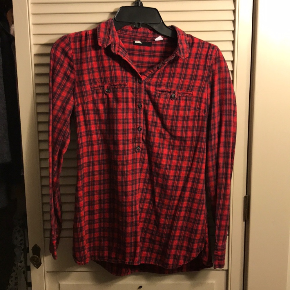 BDG Plaid Flannel Shirt